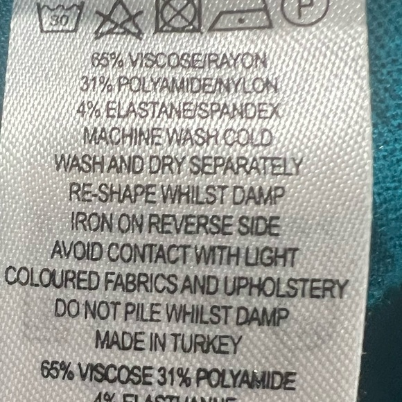 French Connection Blue Mini Dress Size 6 - Picture 9 of 11